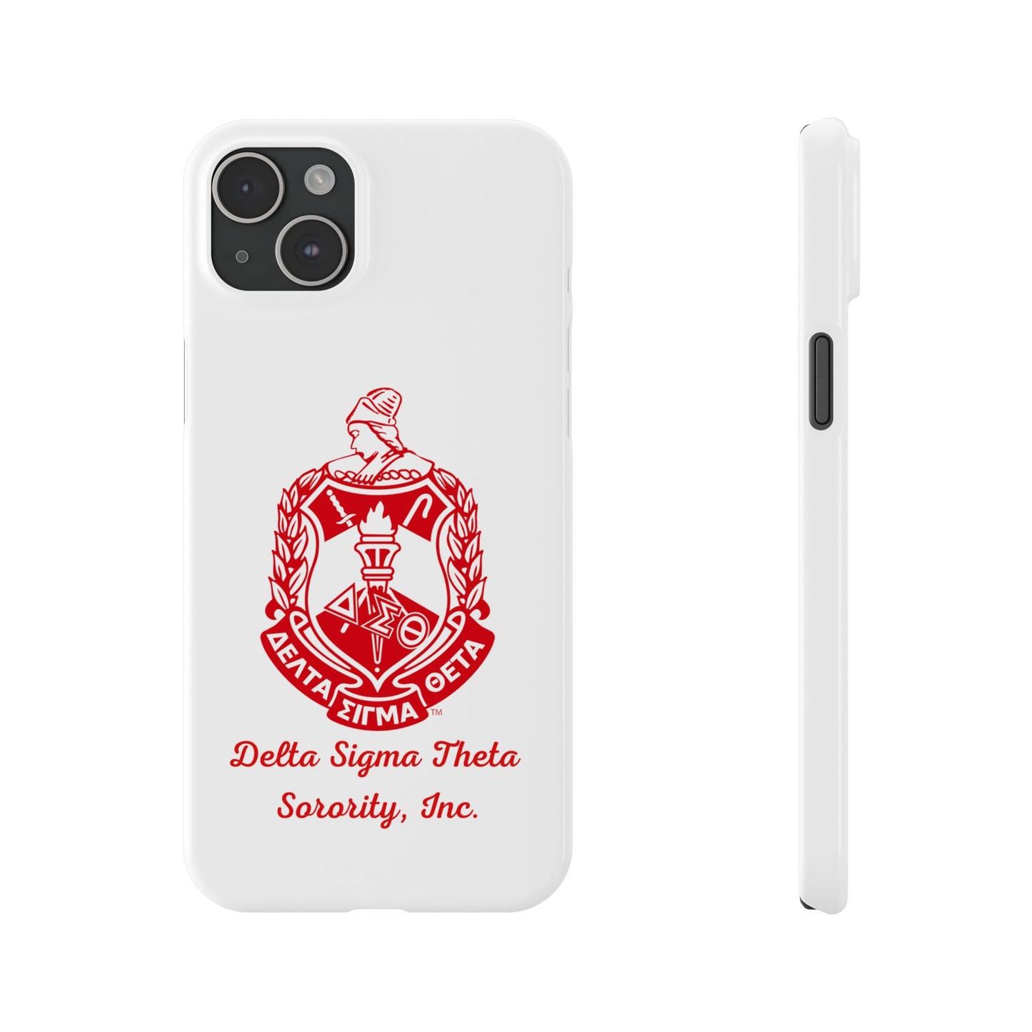 Delta Sigma Theta Sorority iPhone Cases (15, 15 Pro, 15 Plus, 15 Pro Max)