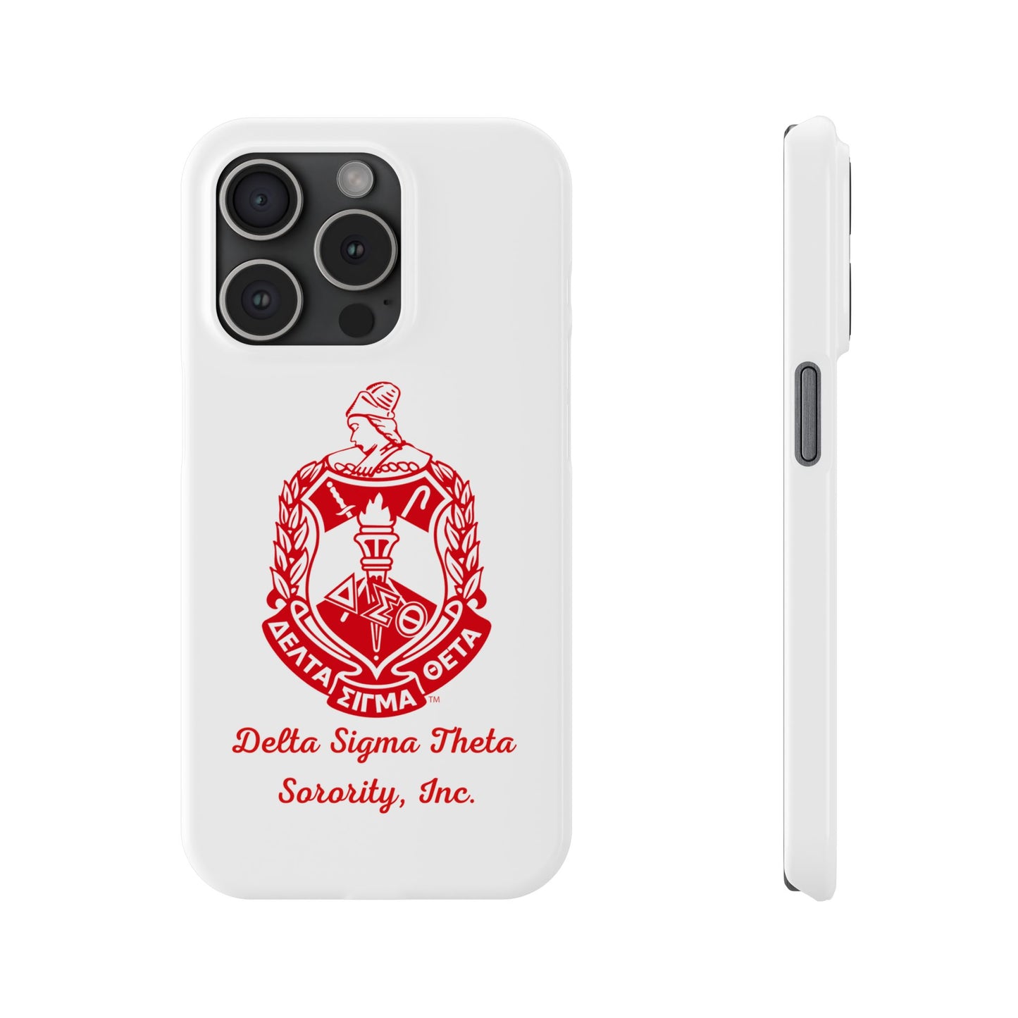 Delta Sigma Theta Sorority iPhone Cases (15, 15 Pro, 15 Plus, 15 Pro Max)