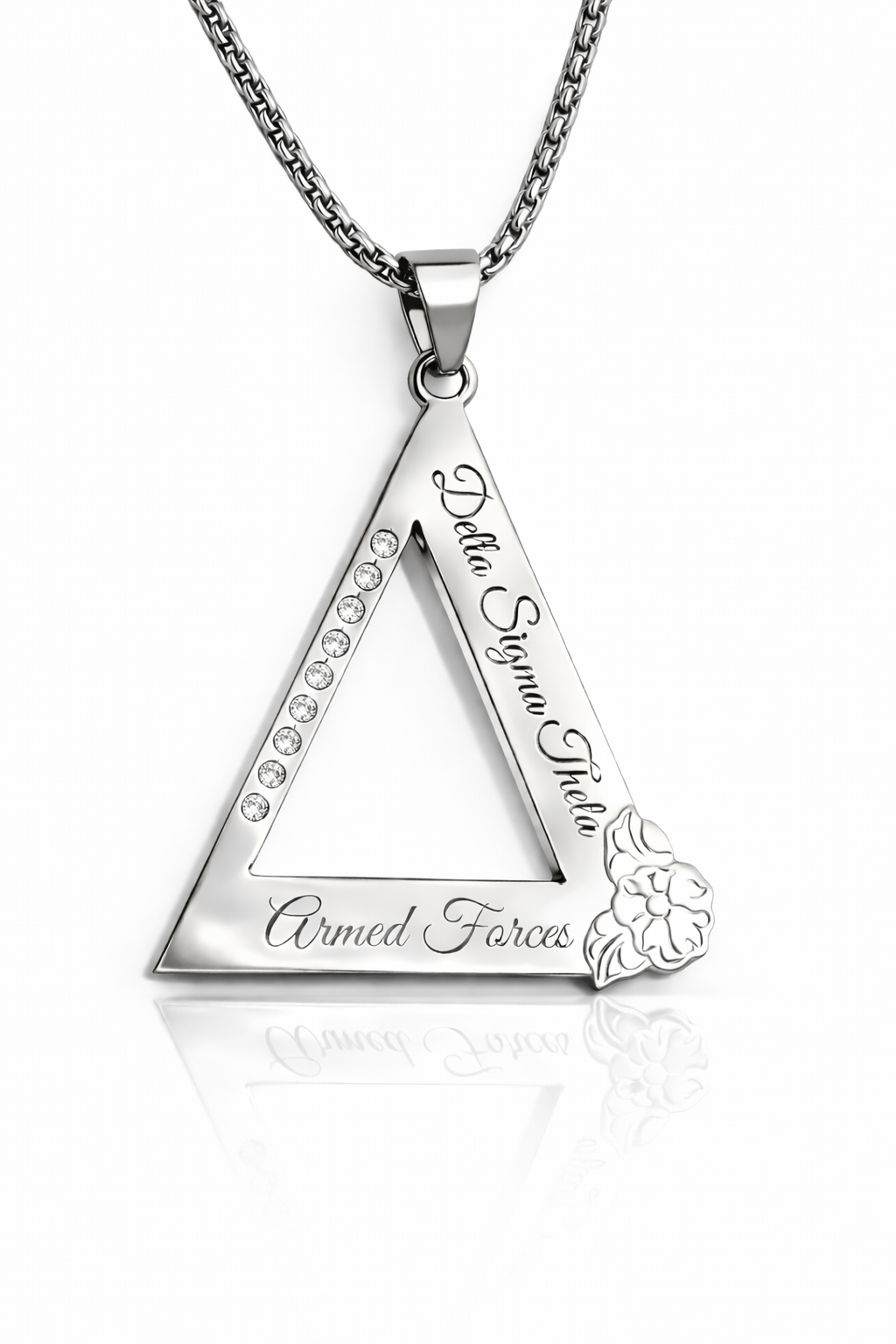 ΔΣΘ Armed Forces Pendant & Necklace