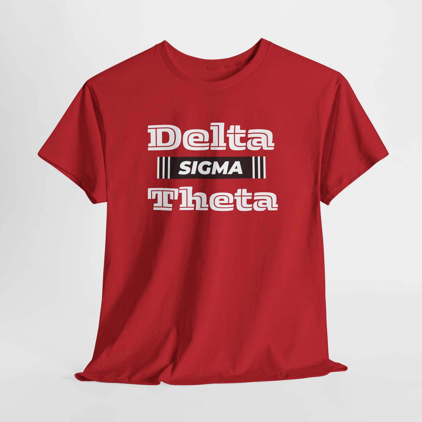 Color Block DST Red T-Shirt