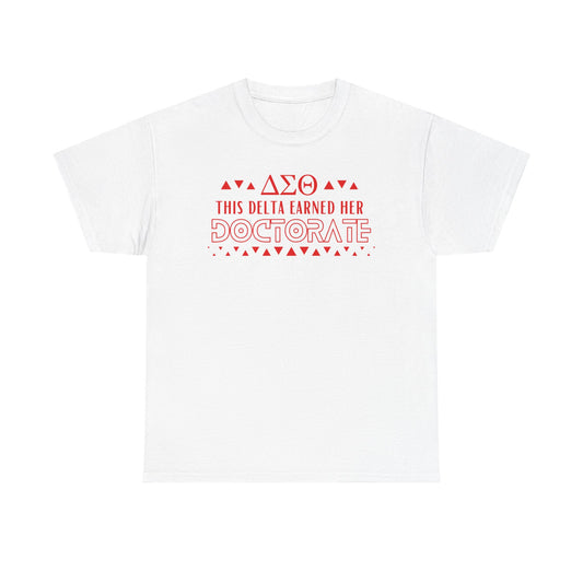 DST Earned Doctorate T-Shirt (White)