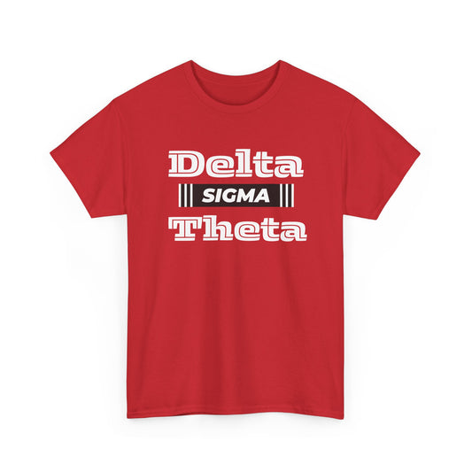 Color Block DST Red T-Shirt