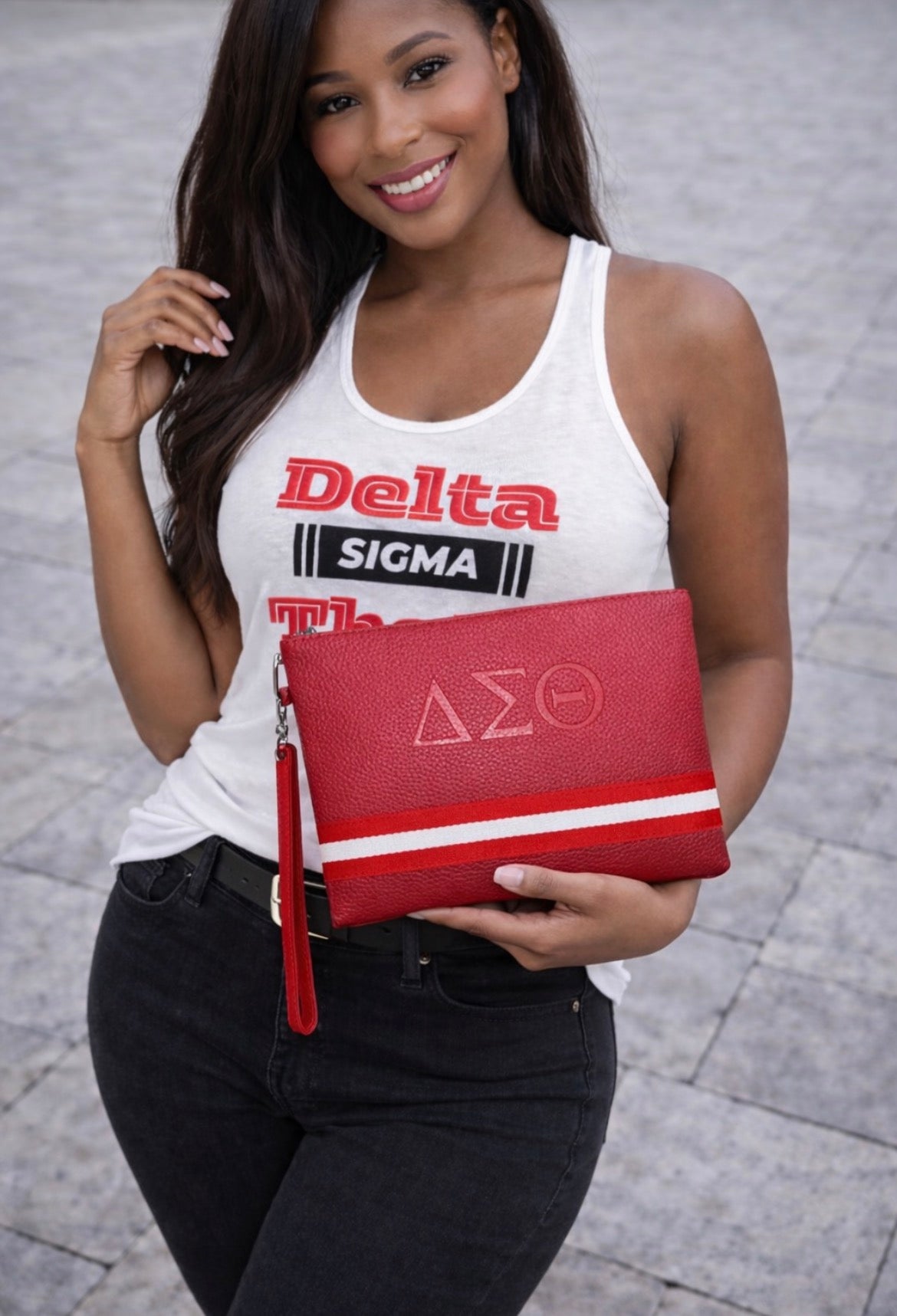 Classy DST Clutch (Red)