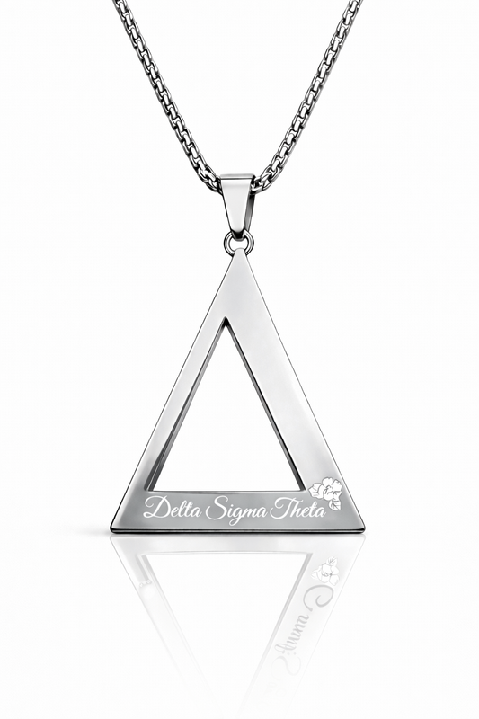 Inscribed DST Pyramid Necklace