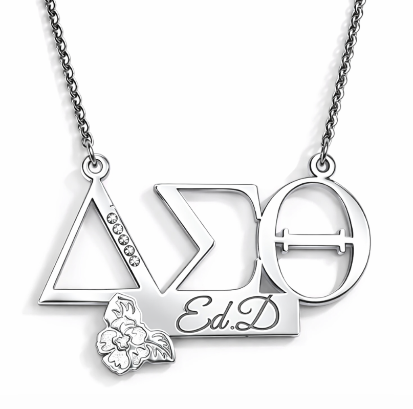 Ed.D ΔΣΘ Pendant & Necklace
