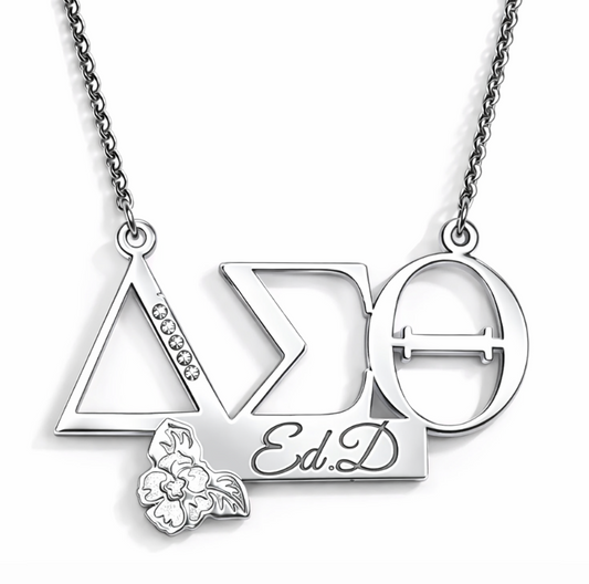 Ed.D ΔΣΘ Pendant & Necklace