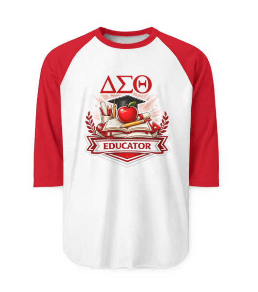 Delta Sigma Theta Educator Raglan