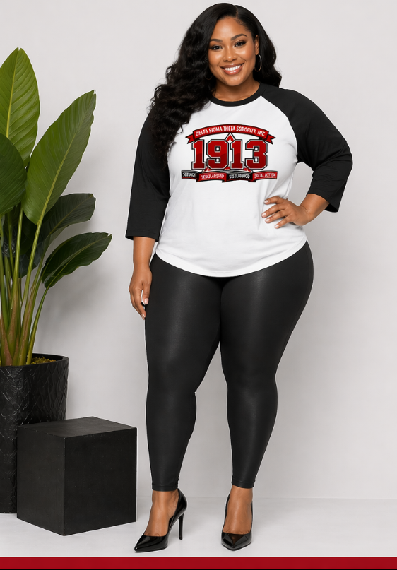 1913 Raglan Shirt – Delta Sigma Theta
